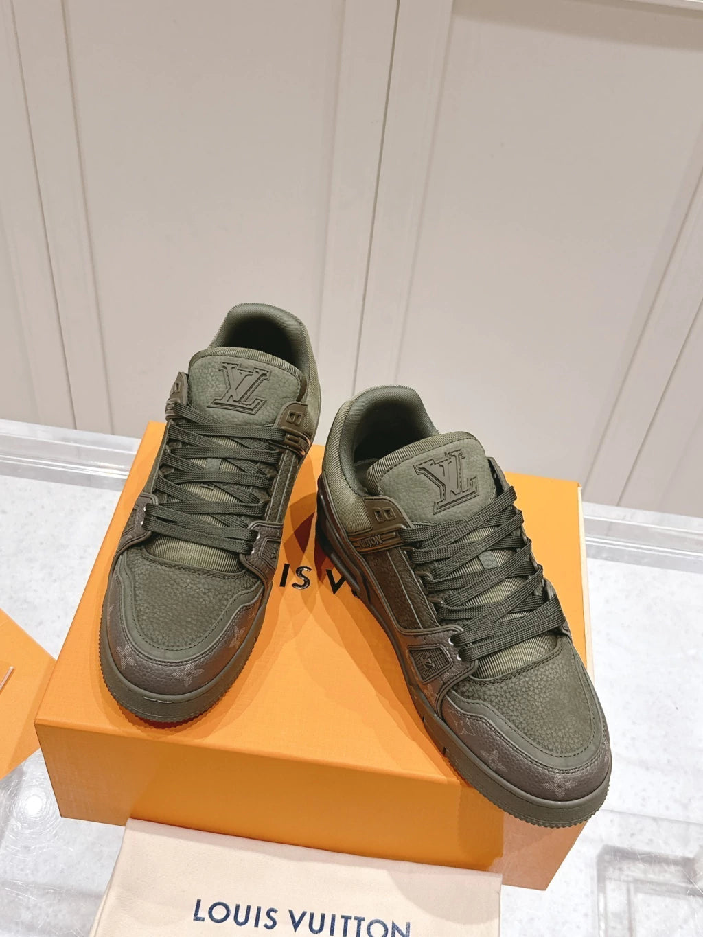 Louis Vuitton LV Trainer Green