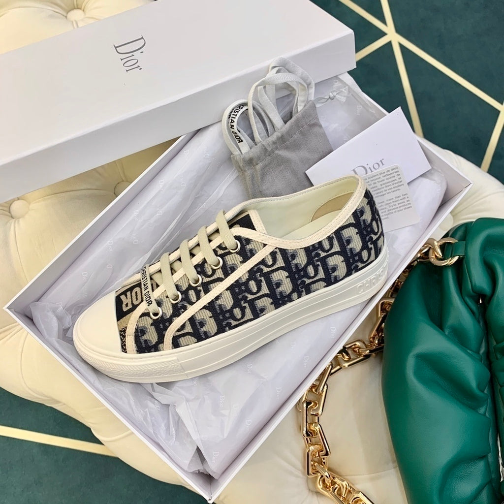 Dior Walk'N'Dior Oblique Navy Canvas