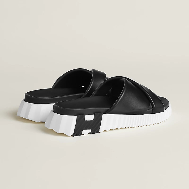 Chinelo Slide Hermes Black