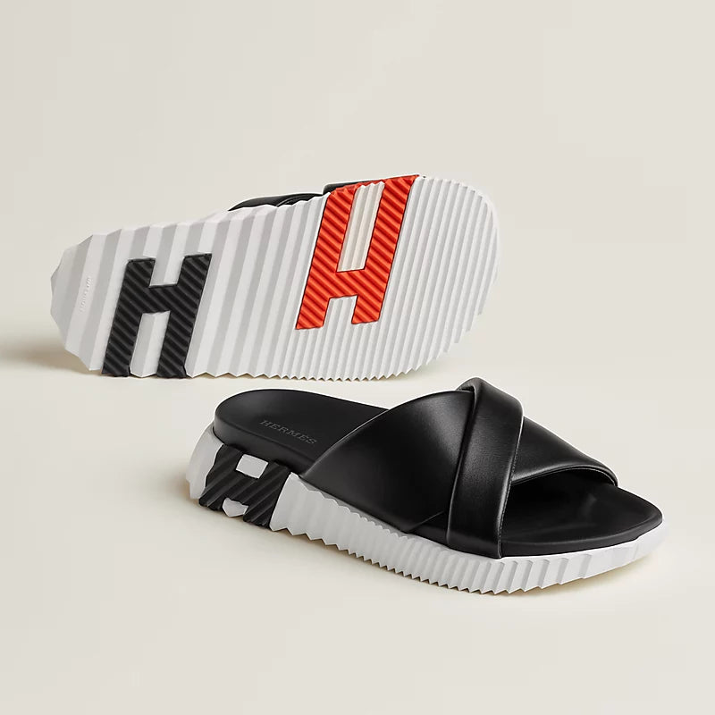 Chinelo Slide Hermes Black