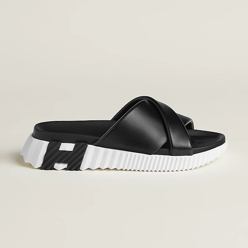 Chinelo Slide Hermes Black