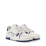 Louis Vuitton Trainer Sneaker Denim Marine Blue #54