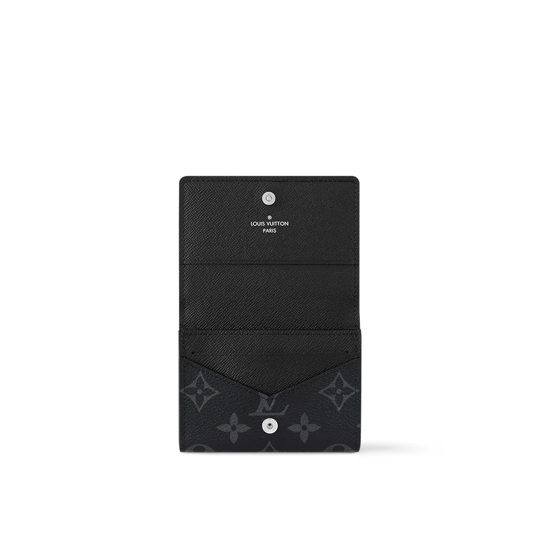 Carteira LV Slender Monogram Eclipse Black