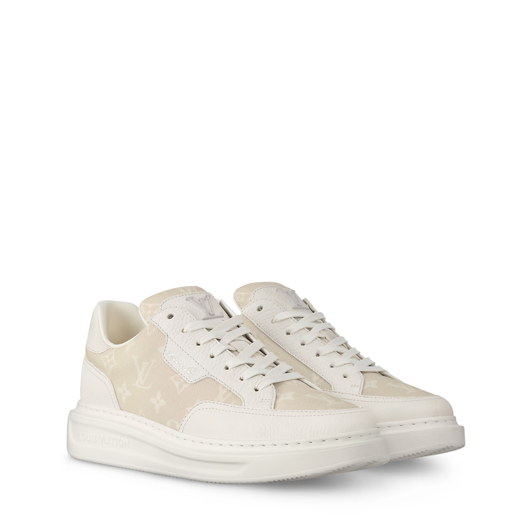 Tenis LV Beverly Hills Beige White