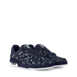 Tênis LV Trainer Jeans Blue Camufled