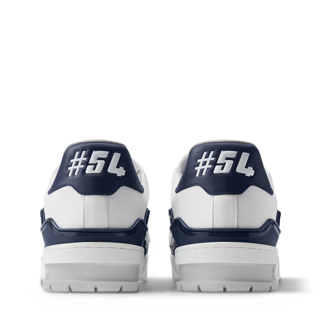 Louis Vuitton LV Trainer Monogram Denim White Blue