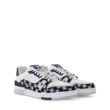 Louis Vuitton LV Trainer Monogram Denim White Blue