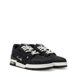 TÊNIS LV Trainer “Black Damier 3D Denim” Monogram