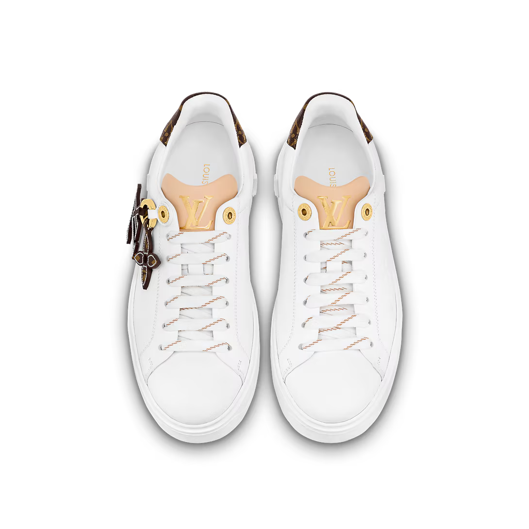 Tenis LV Time Out Branco Sneaker Chaveiro