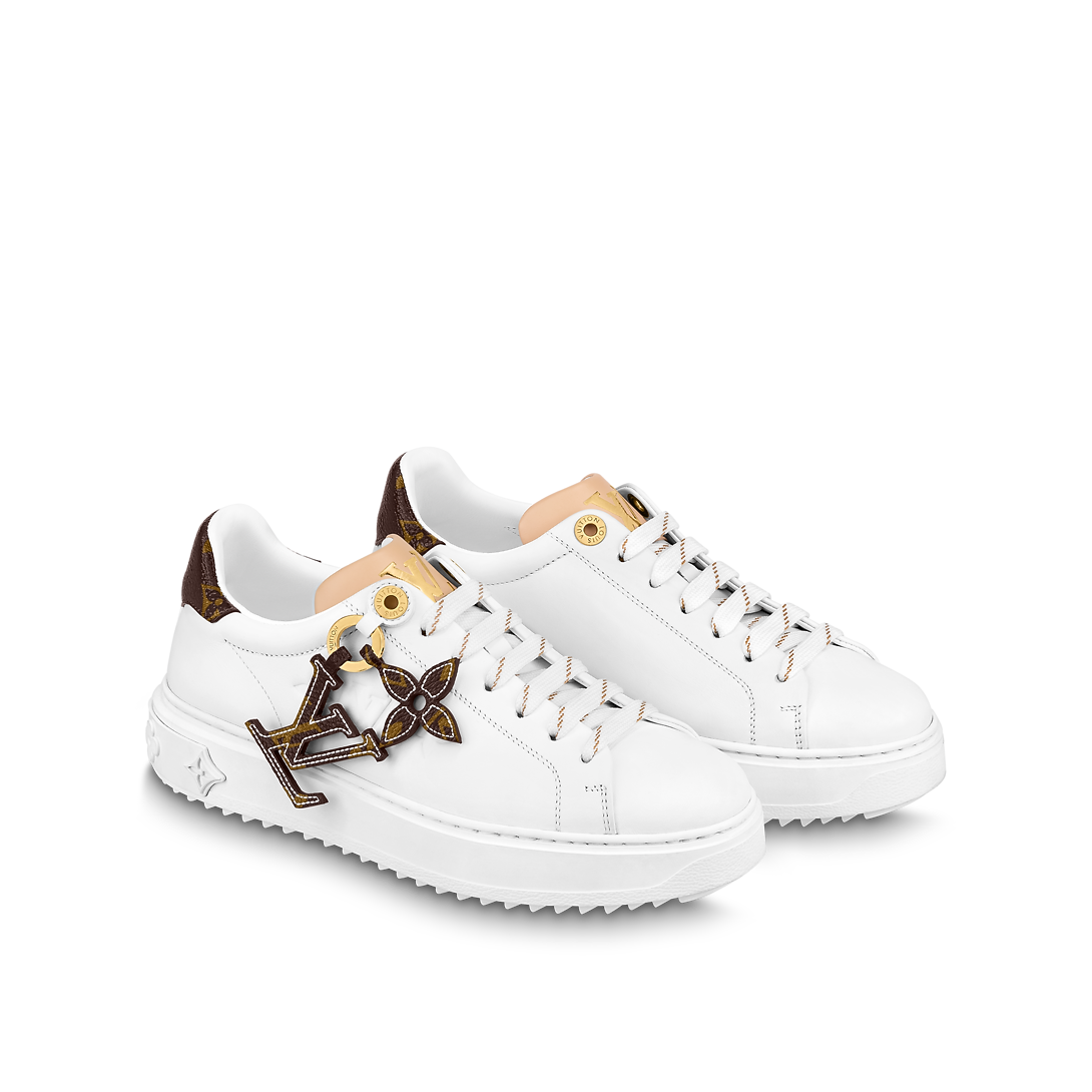 Tenis LV Time Out Branco Sneaker Chaveiro