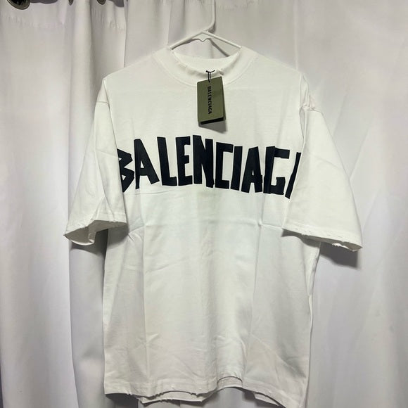 Camiseta Balenciaga Two BB White Black