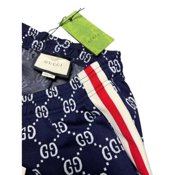 Shorts Gucci Navy GG Logo Blue