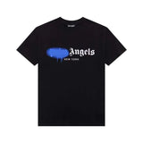 Camiseta Palm Angels T Shirt Blue Logo New York