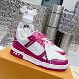 Louis Vuitton Trainer Pink White