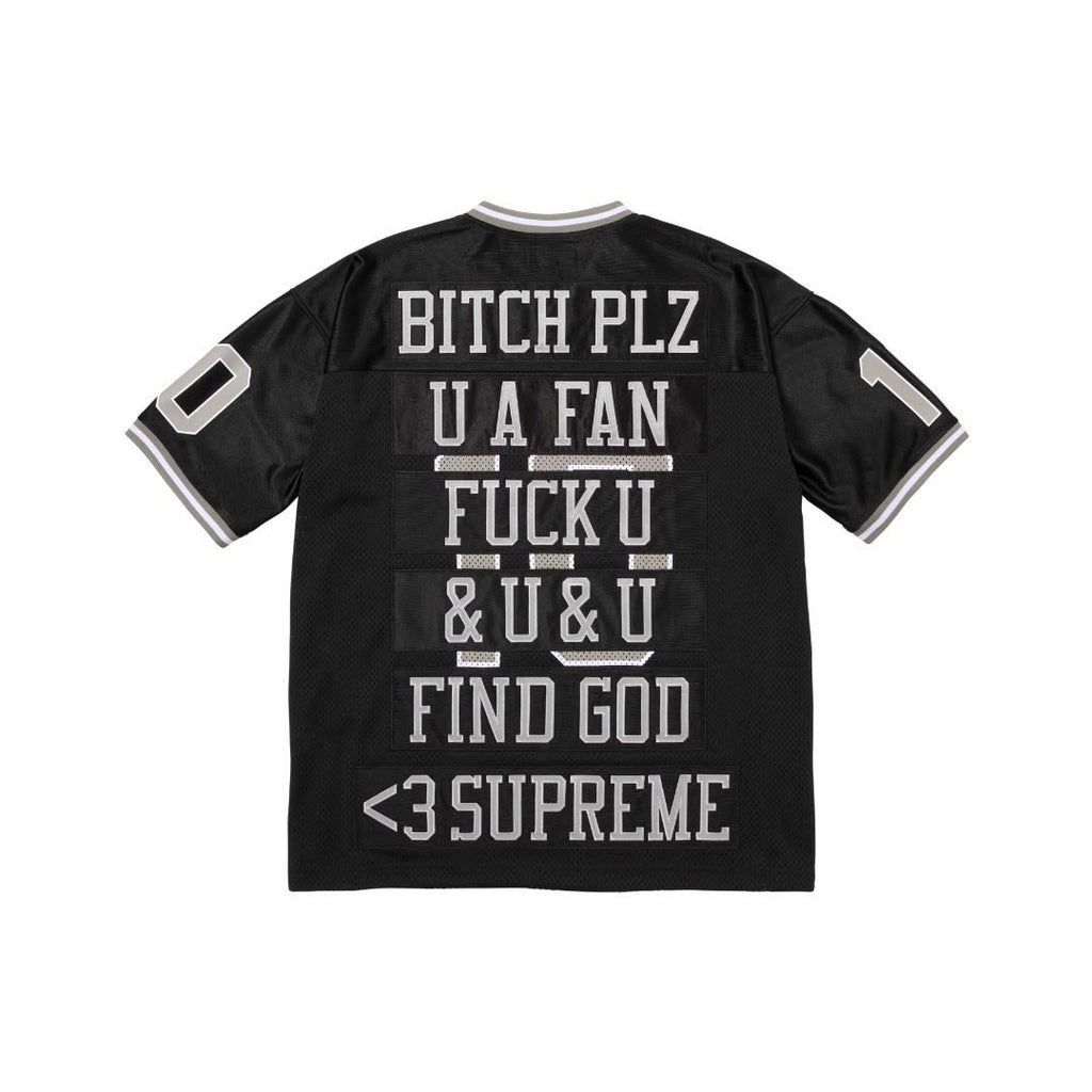 Supreme Find God Football Jersey Black