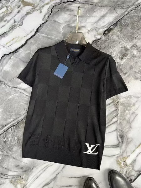 Polo Louis Vuitton Denim Monogram Black
