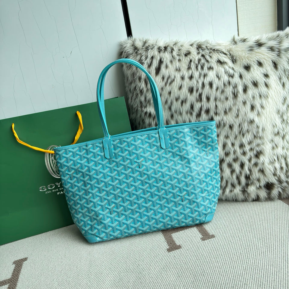Bolsa Goyard Saint Louis PM Cyan Blue