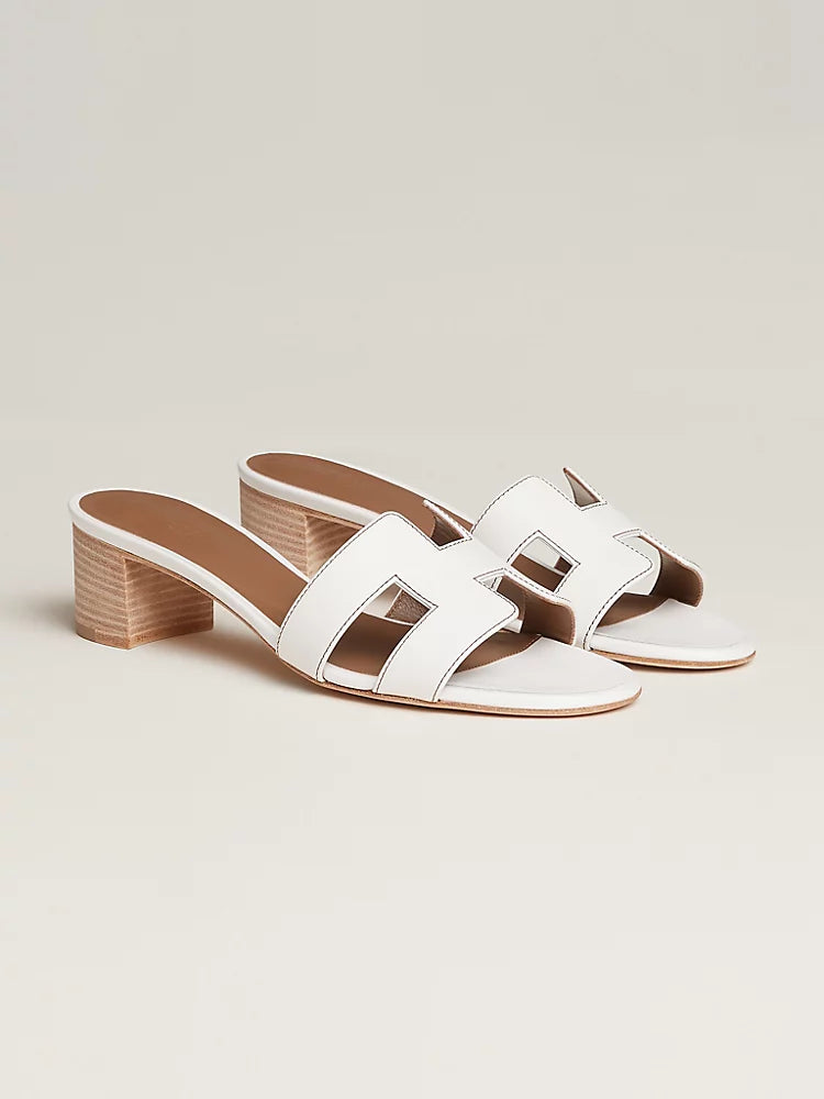 Hermes Sandal Oasis Blanc