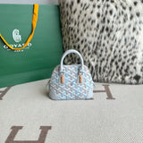 Goyard Goyardine Canvas Vendome Nano Bag Light Blue