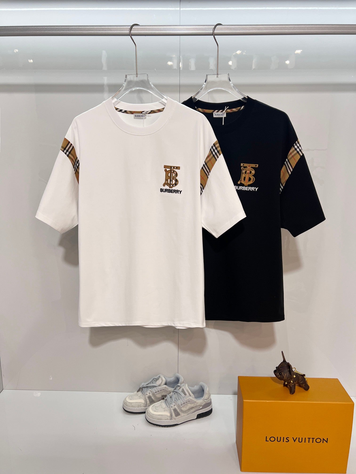 Camiseta Burberry Black Logo Black White
