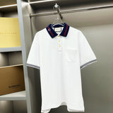 Polo Gucci White Gola Red