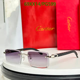 Óculos de sol Cartier Leopardo Black