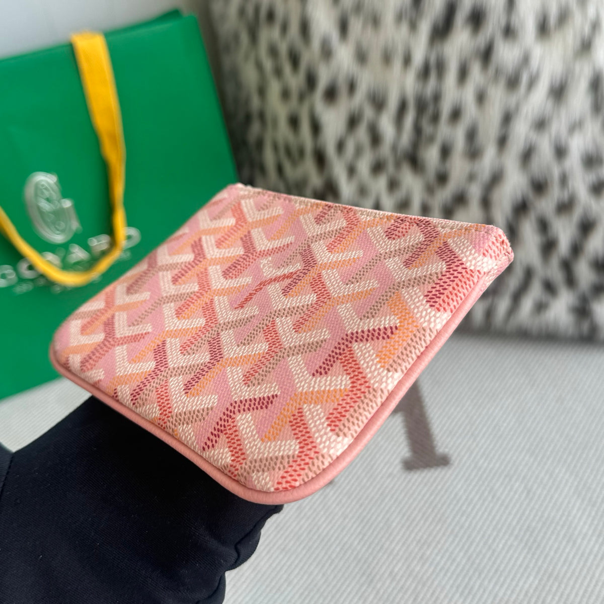 Goyard Senat Nano key pouch multicolored powder Pink