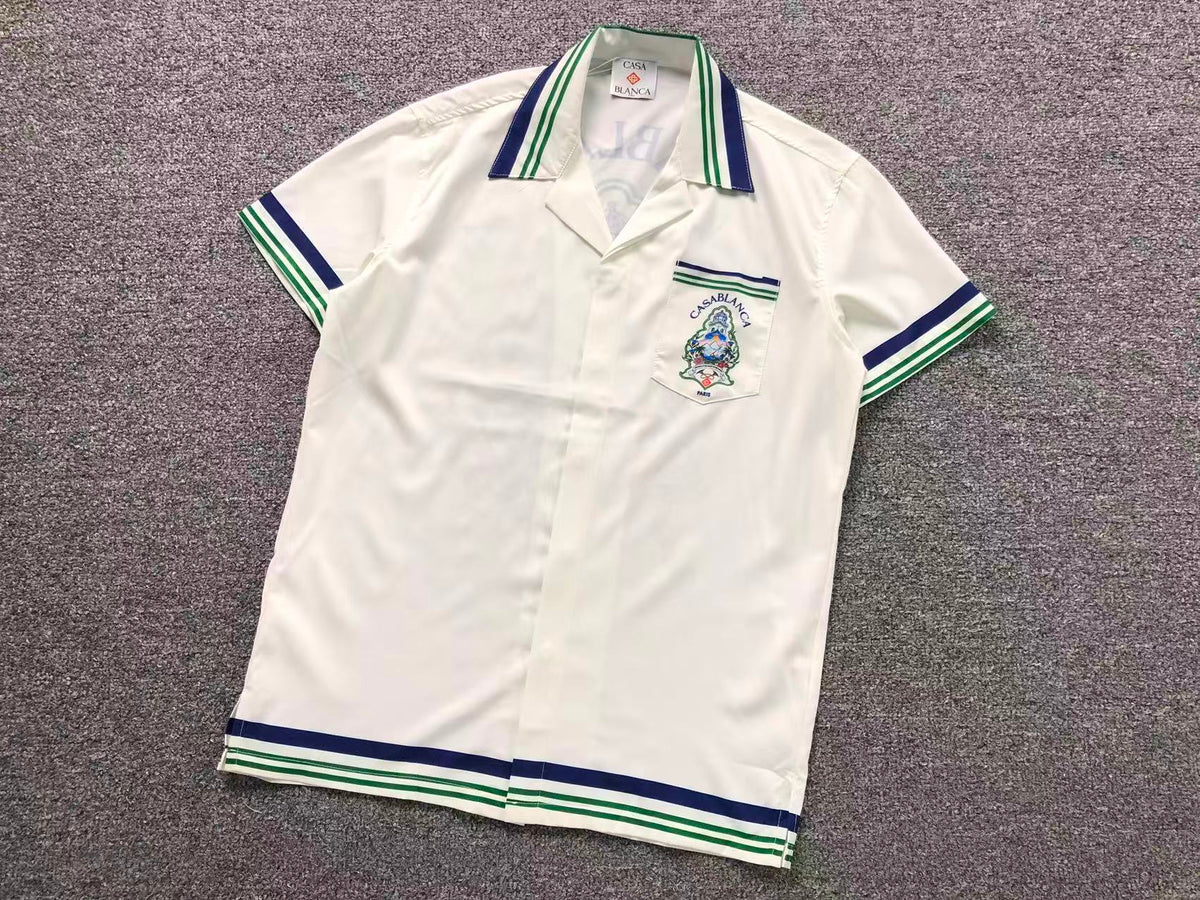 Conjunto CasaBlanca Hotel Emblem Silk Sleeve Bowling