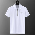 Polo Moncler White Gola alta