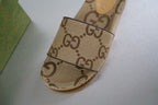 Gucci maxi GG canvas slide sandal