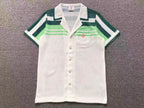 Conjunto CasaBlanca White Tennis Stripe Crochet