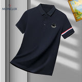 Polo Moncler T Shirt Black Listra