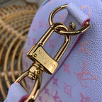 Louis Vuitton KEEPALL Blue Pink