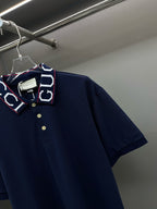 Polo Gucci Marine Listra Logo