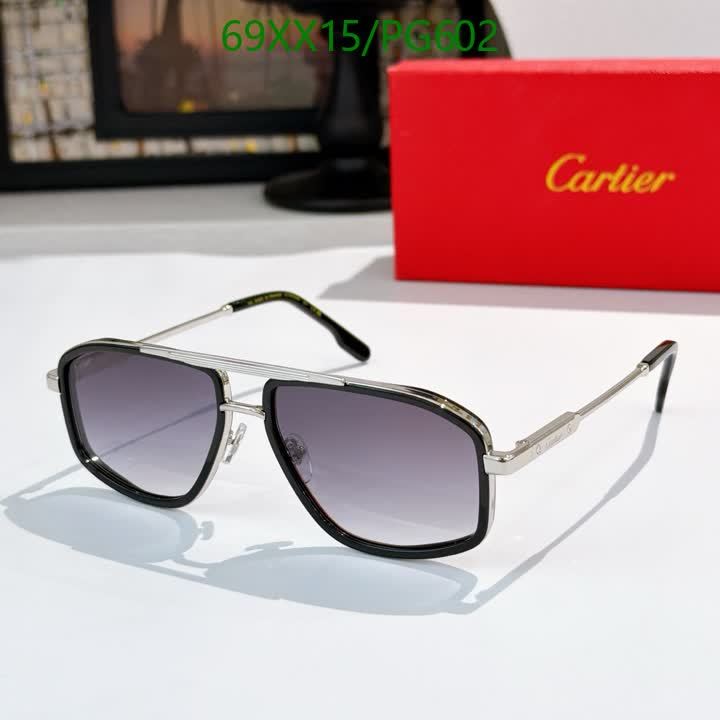 Óculos de sol Cartier Pilot Sunglasses Silver