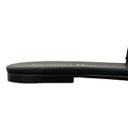 Chinelo Christian Dior Dway em algodão bordado preto