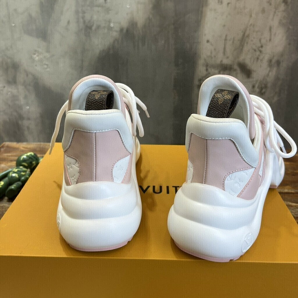 Archlight Trainer Monogram White Pink