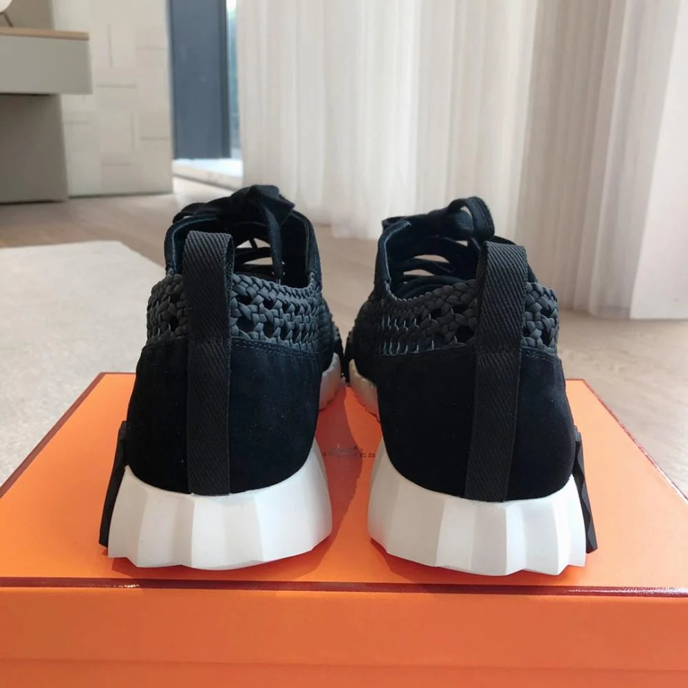Tenis Hermès Bouncing Furado Black