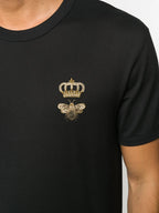 Camiseta DolceGabbana com bordado de coroa (Pronta Entrega) Tamanho G