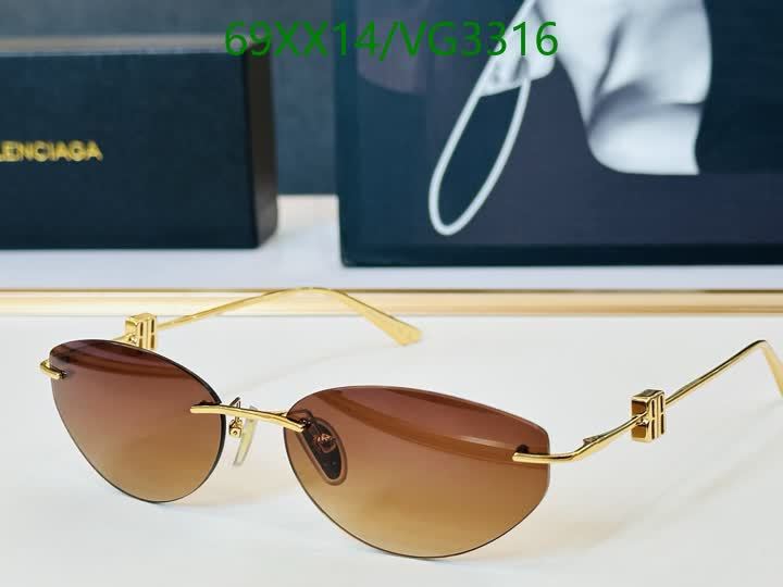Óculos de sol Balenciaga Everyday BB0486S Gold