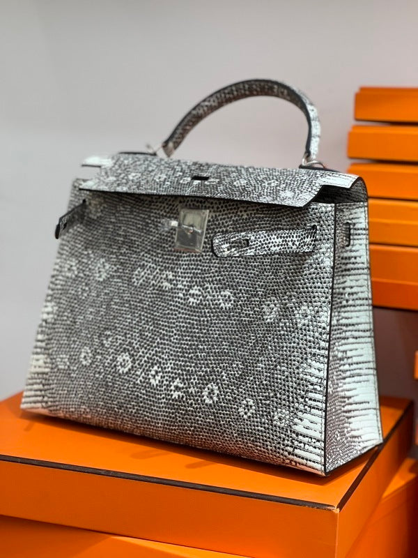 Bolsa Hermès Brand New 25 Ombré Lizard