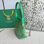 Goyard Necessaire Boheme Hobo Powder Green