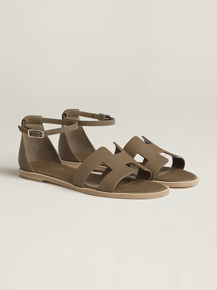 Hermes Sandal Santorini Étoupe