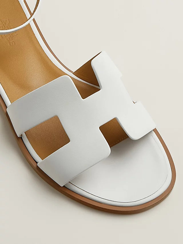 Hermes Sandal Santorini Blanc