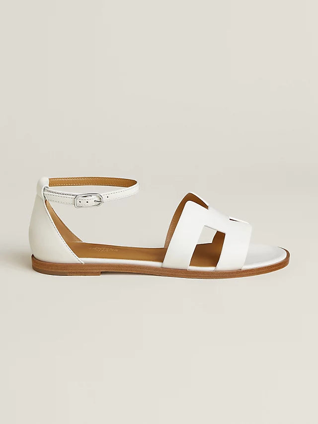 Hermes Sandal Santorini Blanc