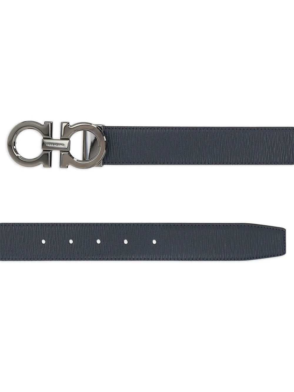 Cinto Ferragamo Gancini Marine Transparent