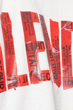 Camiseta Balenciaga Logo Security Vermelha