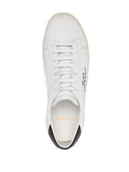 Saint Laurent Court Classic SL/06 bordado em couro branco e preto