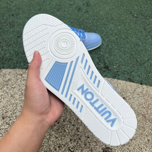 Louis Vuitton Trainer Light Blue White