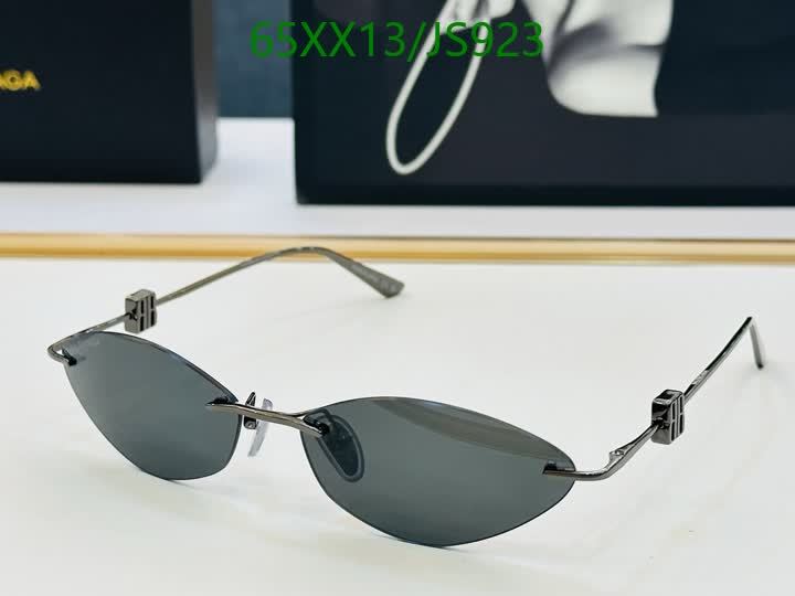 Óculos de sol Balenciaga Gossip Rimless Silver